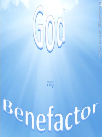 God, My Benefactor (devotional) (blue)